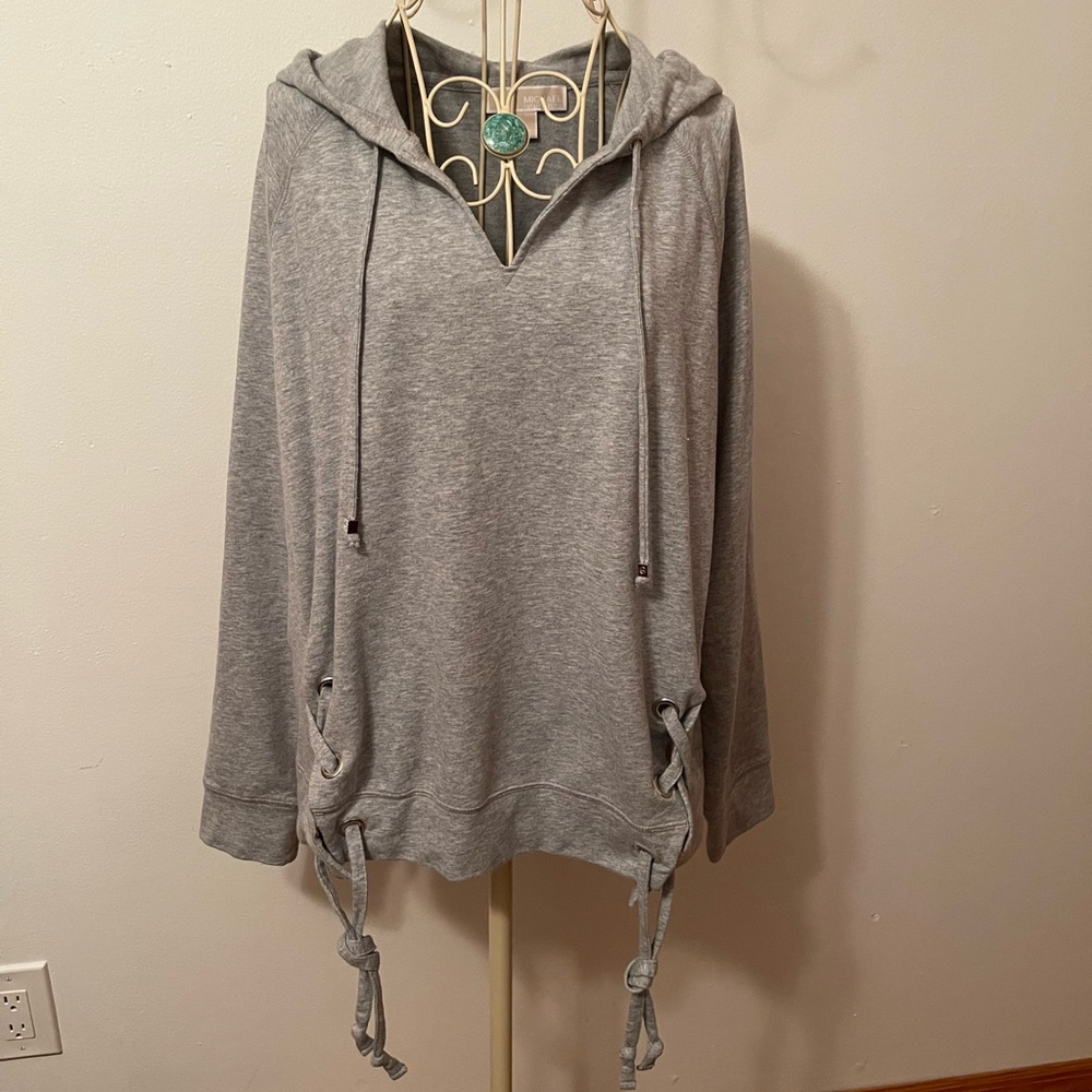 Michael Kors hooded sweatshirt with side ties